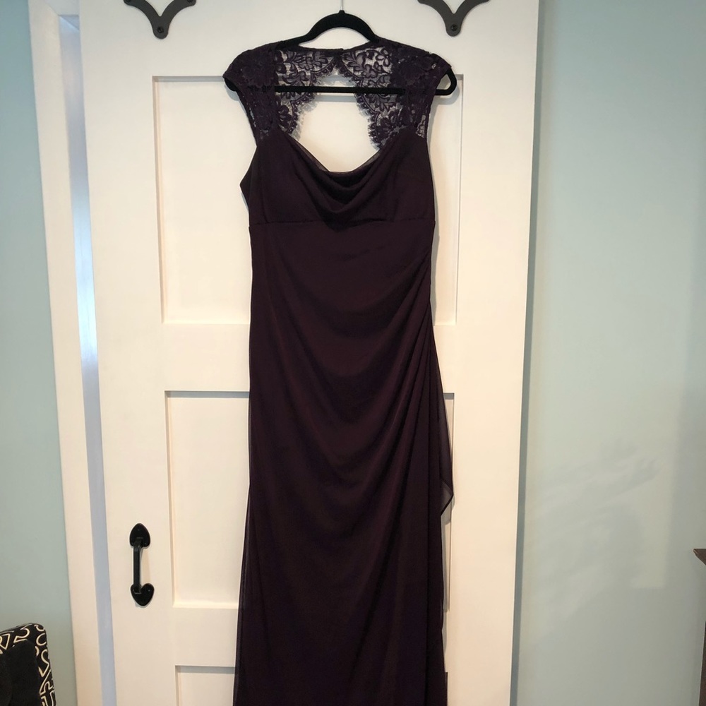Beautiful Plum Caché Evening Gown